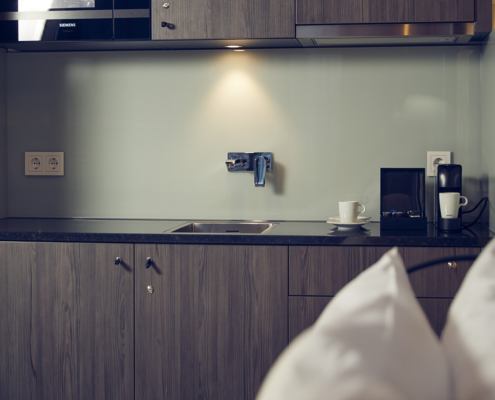 Inntel Hotels Utrecht Centre - Wellness hotel longstay room kitchenette